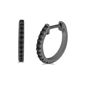 Sabrina Designs 14K 0.10 Ct. Tw. Diamond Earrings, Black